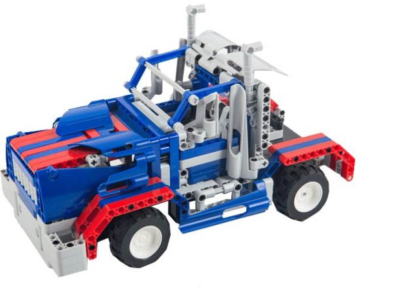 Creative 2 in 1 Electric DIY Assembled Building Blocks Car with Remote Control for Kids