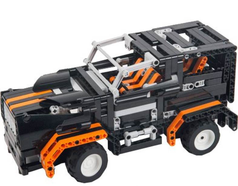 Creative 2 in 1 Electric DIY Assembled Building Blocks Car with Remote Control for Kids