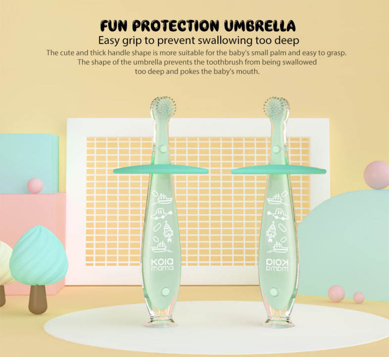 2-in-1 Baby Pacifier-grade Silicone Toothbrush Teether from Xiaomi Youpin