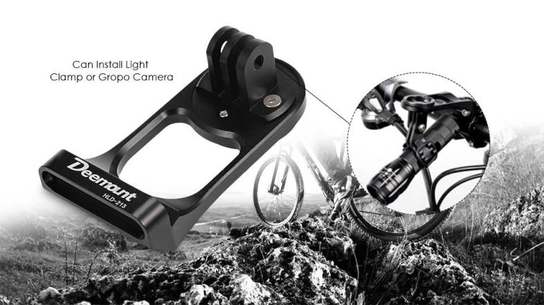 Deemount Bicycle Aluminum Computer Holder Bike Stopwatch Mount