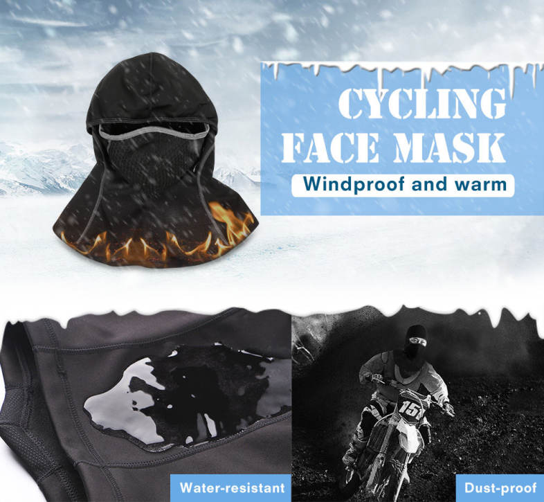 WHEEL UP Cycling Dust-proof Windproof Warm Full Face Scarf Mask 