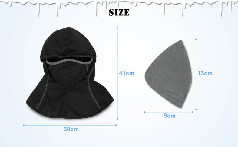 WHEEL UP Cycling Dust-proof Windproof Warm Full Face Scarf Mask 