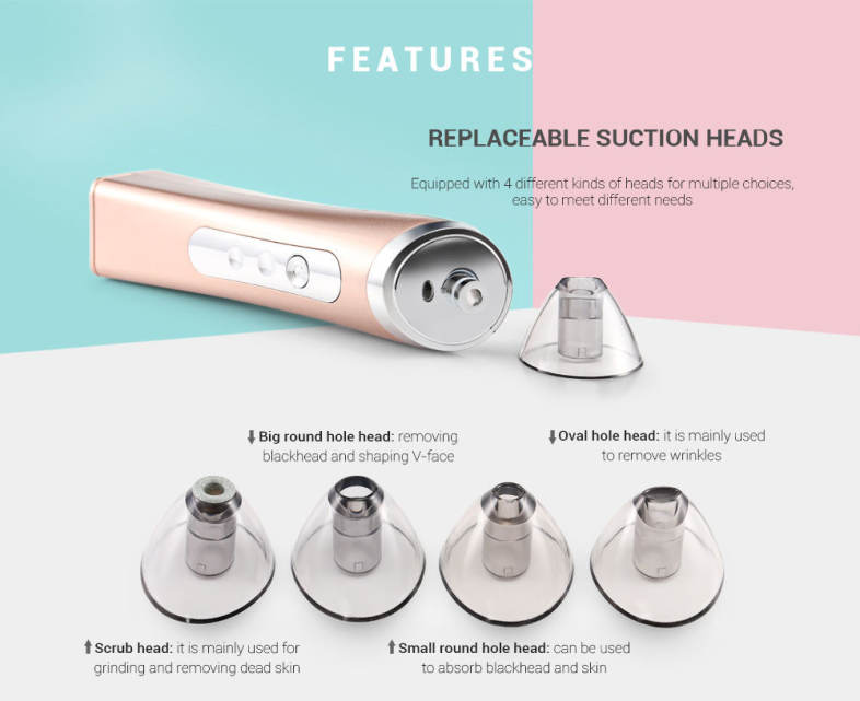 Electric Blackhead Remover Pore Cleaner Facial Beauty Instrument