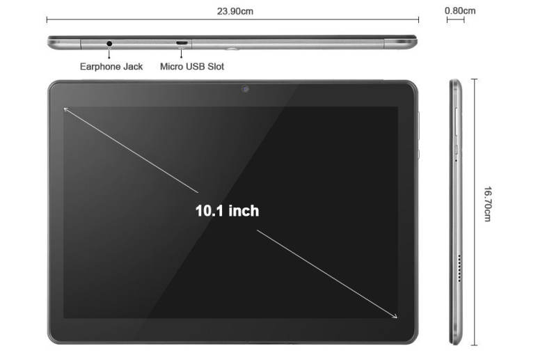 Teclast M20 4G Tablet Android 8.0 10.1 inch MTK6797 Deca Core 4GB RAM 64GB ROM