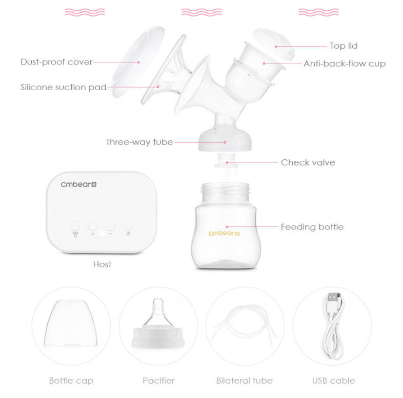 Cmbear Rechargeable Electric Multi-mode Adjustable Breast Pump