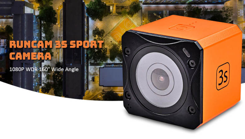 RunCam 3S WiFi 1080P 60fps FPV Action Camera for RC Racing Drone