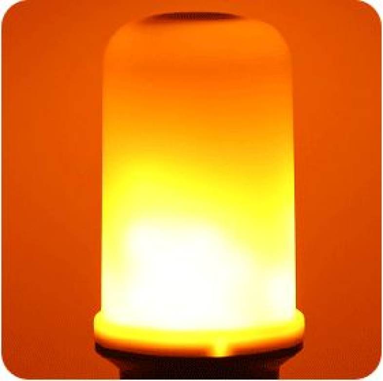 Portable Handheld LED Flicker Flame Flashlight