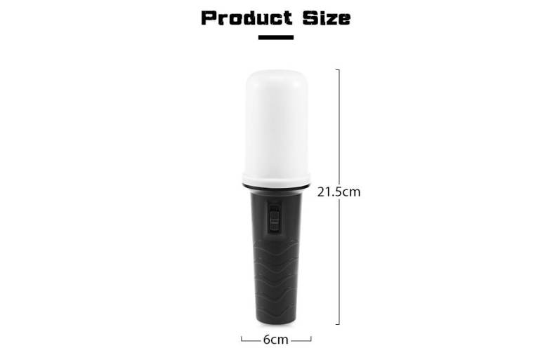 Portable Handheld LED Flicker Flame Flashlight