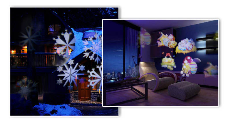 LED Projection Light Laser Lamp Decoration for Home Holiday Festival