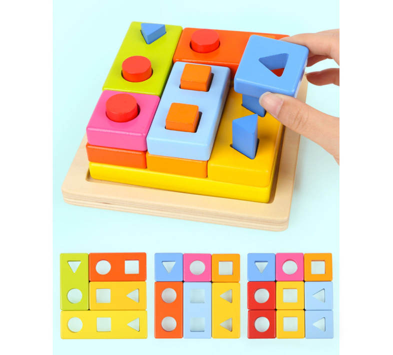 Topbright 8558 Building Blocks Puzzles Toys for Baby Teaching Aids