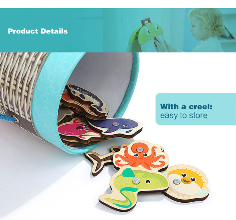 Topbright Magnetic Fishing Baby Toy for Intelligence Development