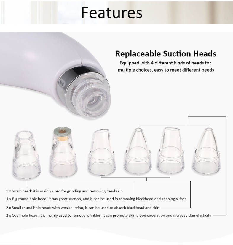 Electric Blackhead Remover Skin Beauty Suction Acne Removal Instrument