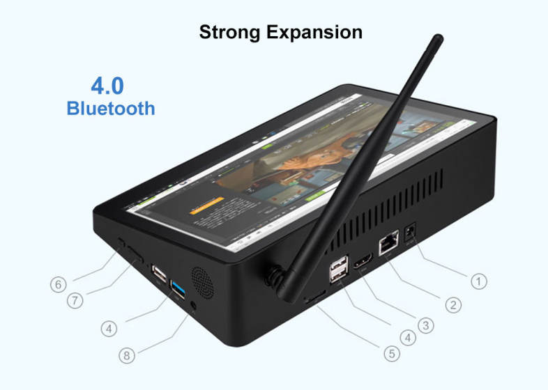 PIPO X10PRO Intel Cherry Trail Z8350 4GB DDR3L   32GB ROM Mini PC Support Windows 10 2.4G WiFi 100Mbps BT4.0