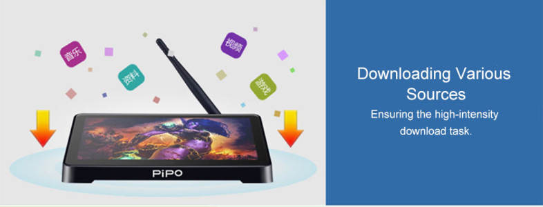 PIPO X10PRO Intel Cherry Trail Z8350 4GB DDR3L   32GB ROM Mini PC Support Windows 10 2.4G WiFi 100Mbps BT4.0
