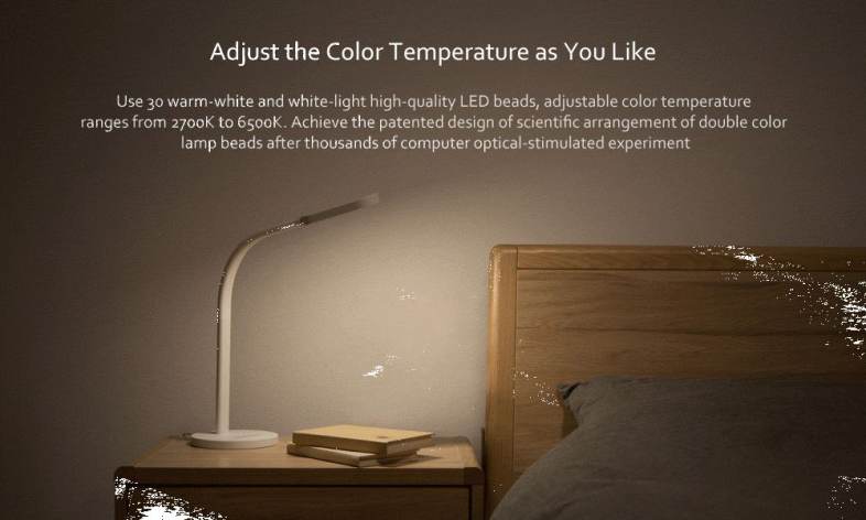 Yeelight YLTD01YL 260lm Brightness and Color Temperature 5-mode Adjustable LED Table Light