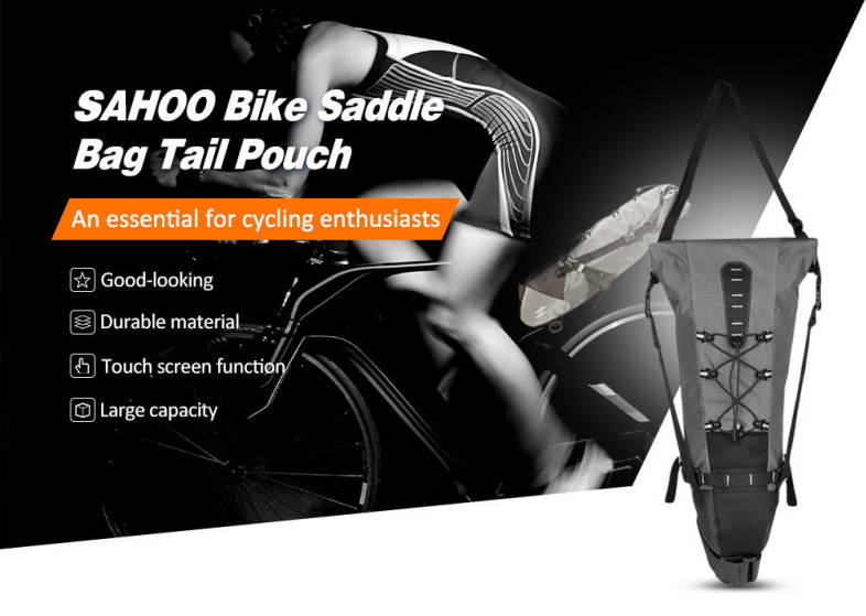 SAHOO 131372 - SA Water-resistant Bike Saddle Bag Under Seat Pack Tail Pouch