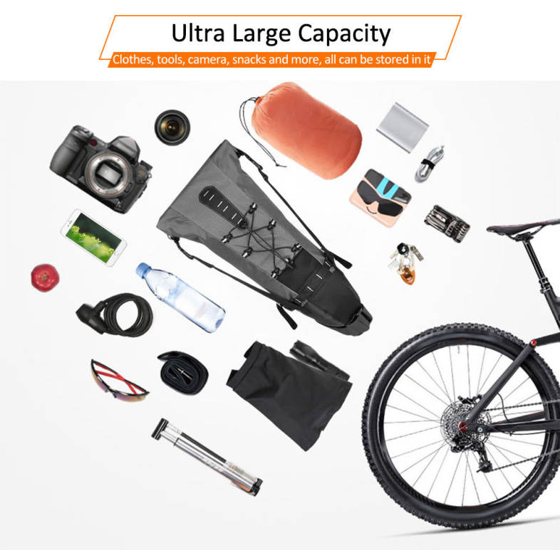 SAHOO 131372 - SA Water-resistant Bike Saddle Bag Under Seat Pack Tail Pouch
