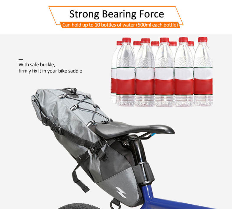 SAHOO 131372 - SA Water-resistant Bike Saddle Bag Under Seat Pack Tail Pouch