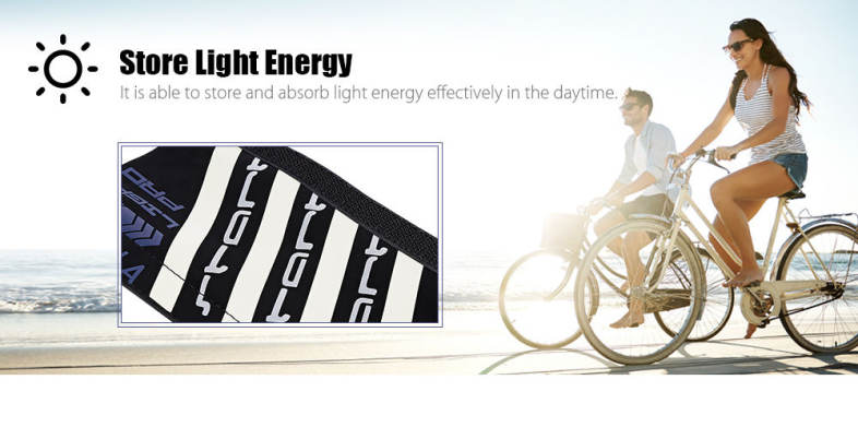 start pro equipment Safety Bicycle Luminous Reflector Bike Sticker