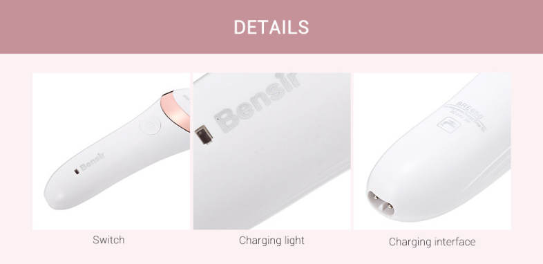 BRE650 Three-in-one Female Hair Remover Face Cleansing Electric Massager