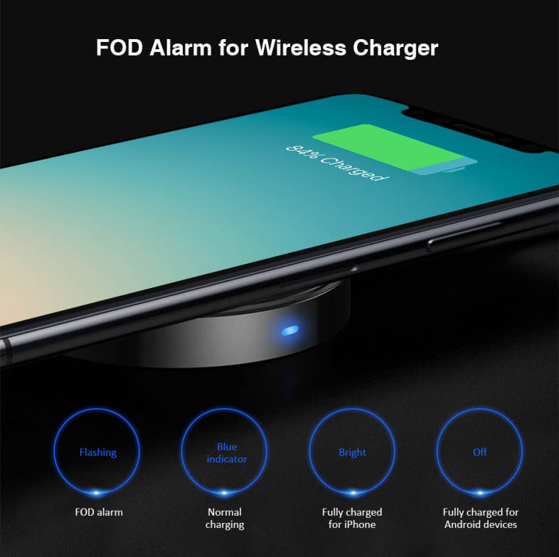 Baseus BSWC - P15 8 Pin Cable Wireless Charger 5W Data Transmission