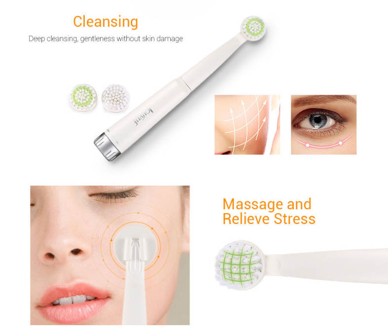 SAM - 353B Magic Vibration Sonic Facial Cleansing Brush