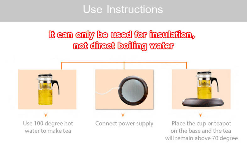Insulation Base Milk Tea Thermostat Electric Cup Mat