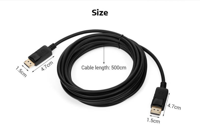 DisplayPort High-definition Video Cable Support 2560 × 1600 / 2048 × 1536
