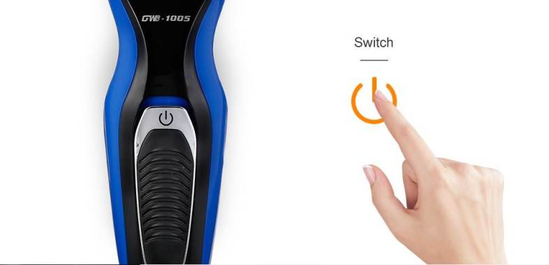 GW - 1005 Washable 4D Direction Floating Cutting Men Electric Shaver 