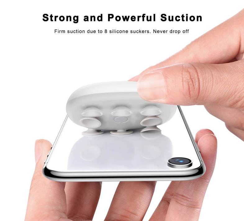 Baseus Suction Cup Wireless Charger Portable Silicone 10W