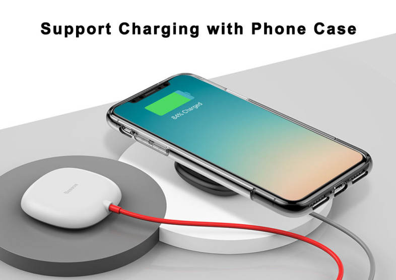 Baseus Suction Cup Wireless Charger Portable Silicone 10W