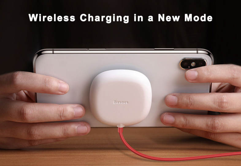 Baseus Suction Cup Wireless Charger Portable Silicone 10W