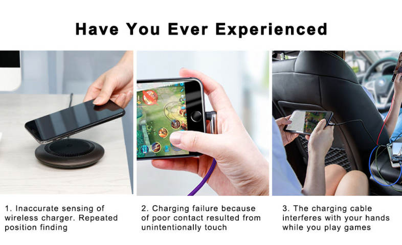 Baseus Suction Cup Wireless Charger Portable Silicone 10W