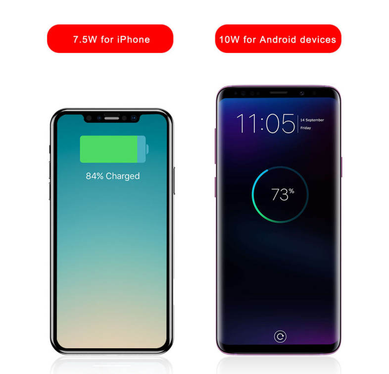 Baseus Suction Cup Wireless Charger Portable Silicone 10W