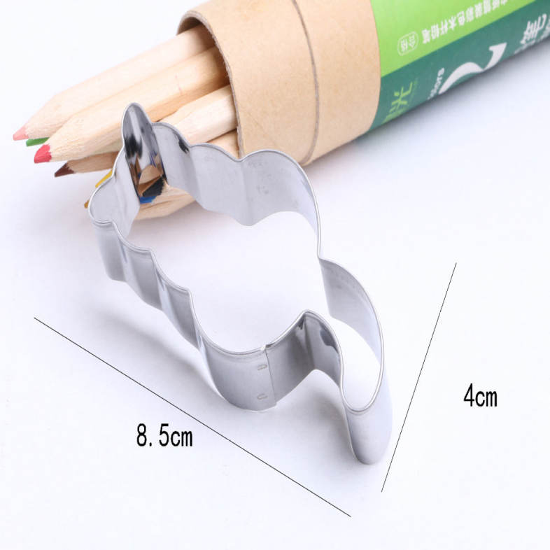 Long Tail Cat Cookie Cutter Mold Cake Baking Mould Biscuit DIY Kitchen Tool