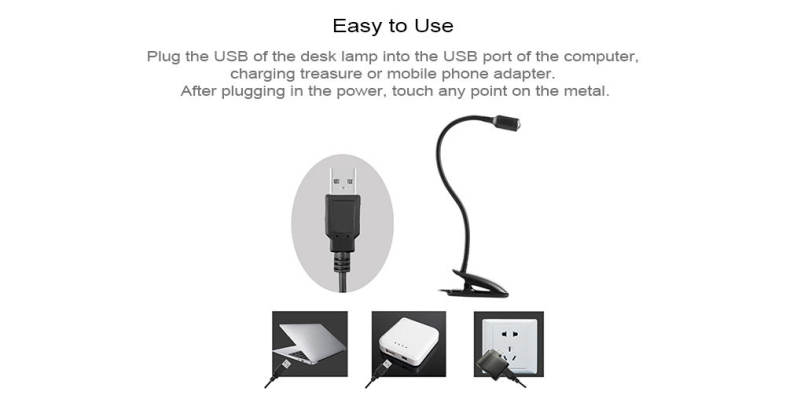 ZTD008 USB LED Intelligent Reading Lamp