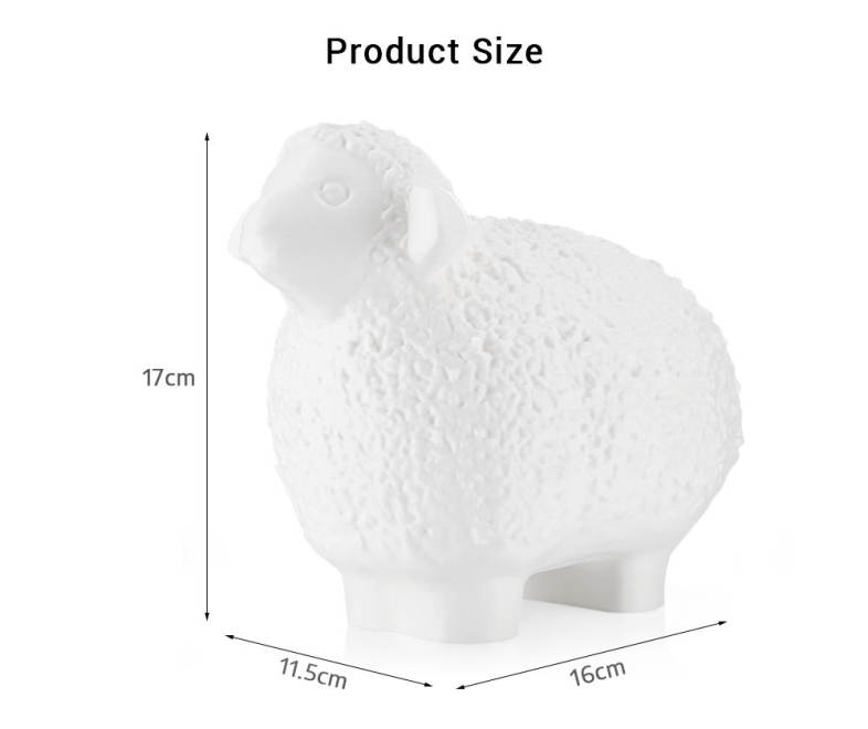 3D Printing Sheep Light Night Lamp Remote Control for Bedroom