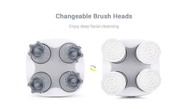 Mini Head Massager Electric Facial Cleansing Brush