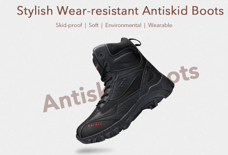 Men Stylish Wear-resistant Antiskid Boots
