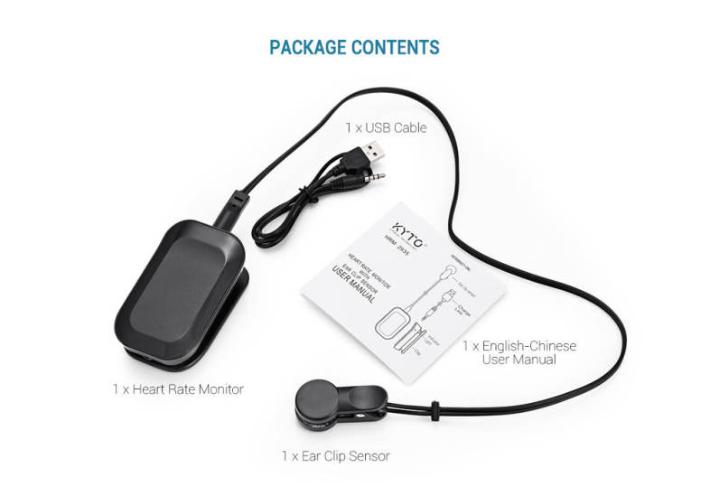 HRM - 2935 Heart Rate Monitor with Ear Clip Sensor