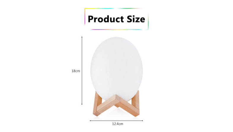 3D Printing Dinosaur Egg Light Night Lamp with Remote Control 