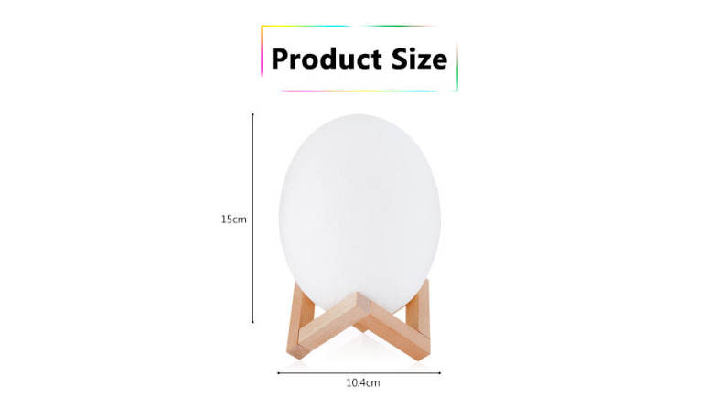 3D Printing Dinosaur Egg Lamp Night Light Remote Control for Bedroom