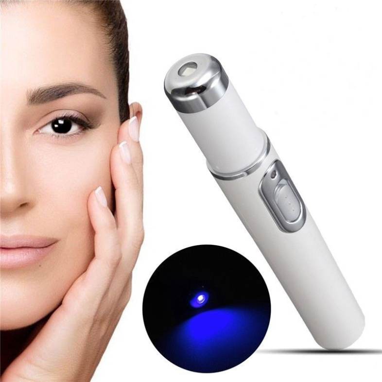 Beauty Instrument Blue Light Therapy Laser Pointer Remove Acne Scars  Anti-Wrinkle Face Treatment Pen