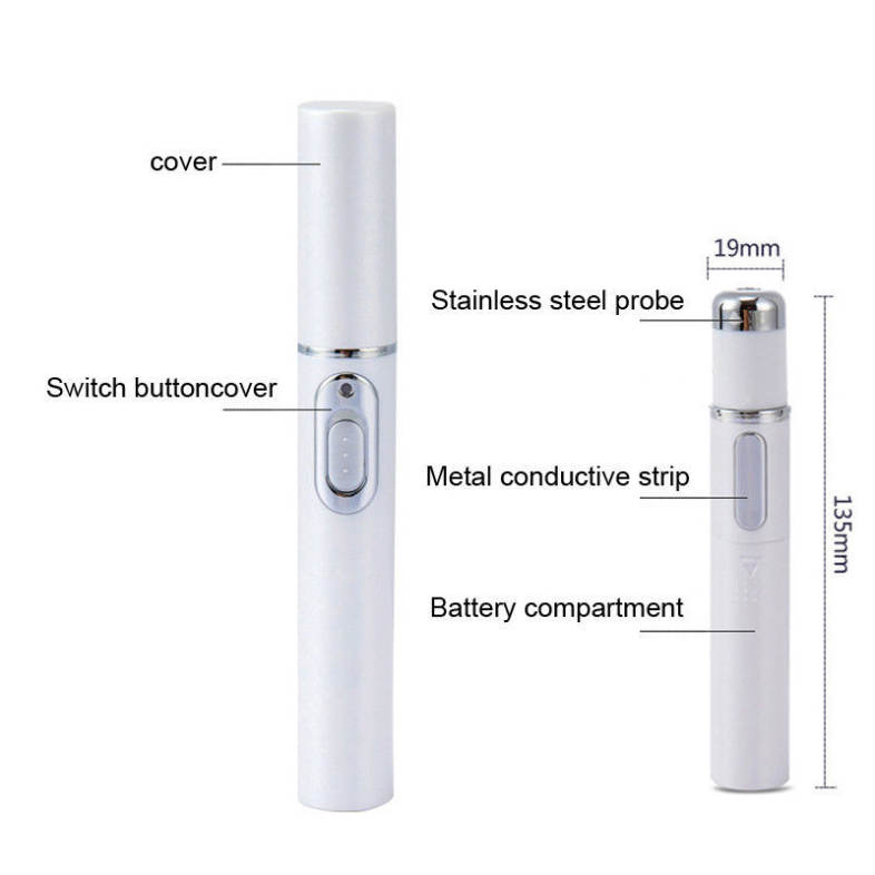 Beauty Instrument Blue Light Therapy Laser Pointer Remove Acne Scars  Anti-Wrinkle Face Treatment Pen