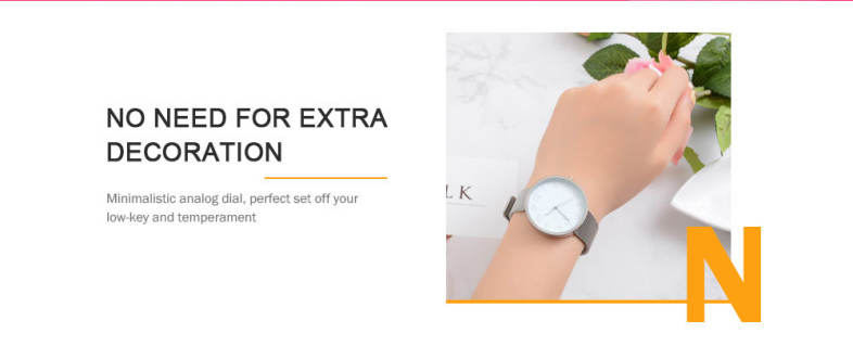 Lvpai P400 Women Quartz Wrist Watch Mesh Alloy Band Analog 