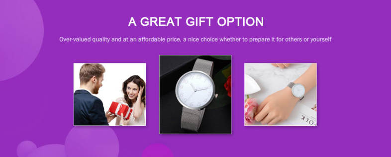 Lvpai P400 Women Quartz Wrist Watch Mesh Alloy Band Analog 