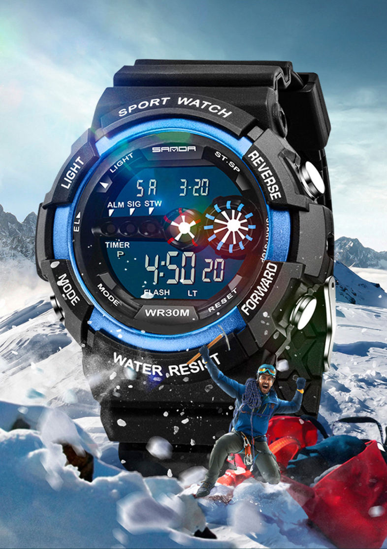 Sanda 320 5303 Multifunctional Sports Men Watch