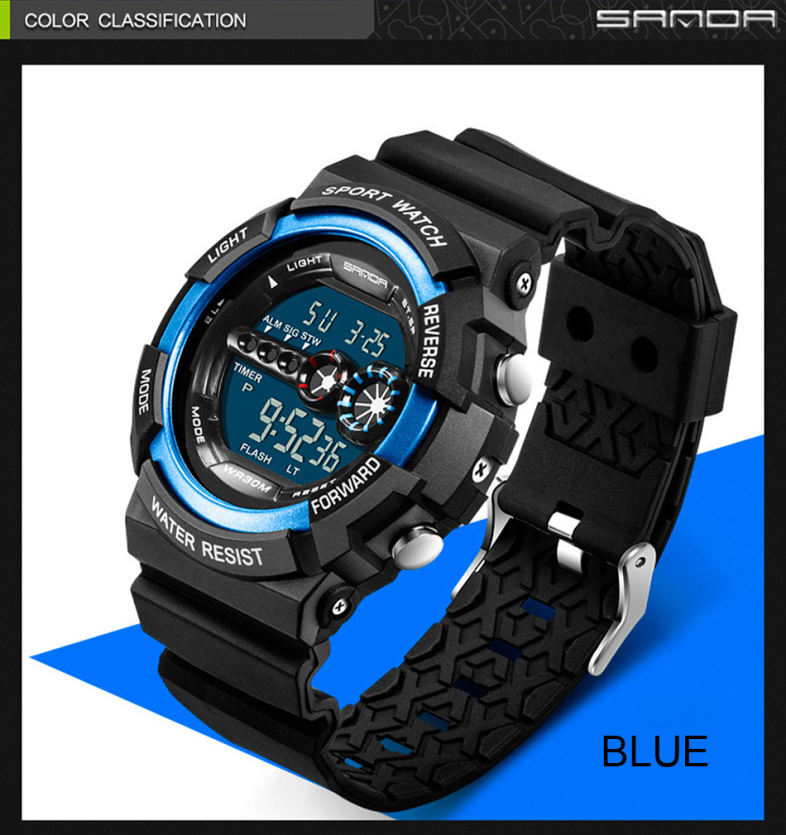 Sanda 320 5303 Multifunctional Sports Men Watch