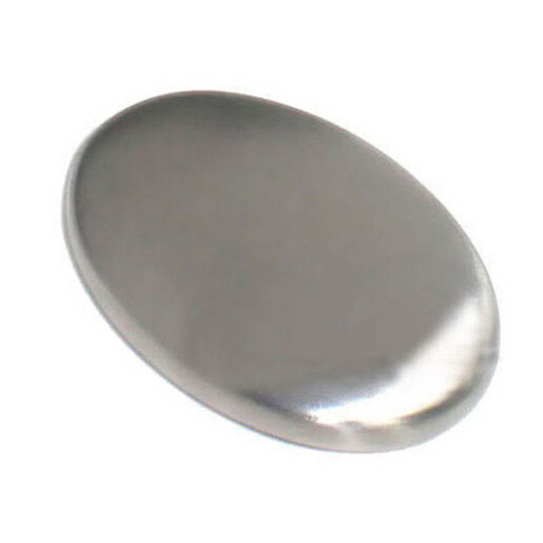 Remove the smell of garlic smell the stainless steel soap