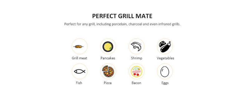 Non-stick BBQ Mat Heat-resistant Grilling Sheet